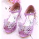Sparkling Butterfly Open Shoes with Heel