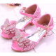 Sparkling Butterfly Open Shoes with Heel