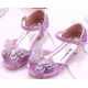 Sparkling Butterfly Open Shoes with Heel