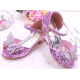 Sparkling Butterfly Open Shoes with Heel