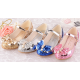 Perfect Bow Sparkeling Closed Shoes with Heel