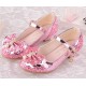 Perfect Bow Sparkeling Closed Shoes with Heel