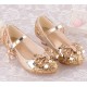 Perfect Bow Sparkeling Closed Shoes with Heel