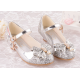 Perfect Bow Sparkeling Closed Shoes with Heel