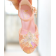 Sparkling Open Shoes with Crystal Flower and Heel