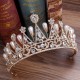 Bride Silver Pearl Ringstone Crown