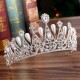 Bride Silver Pearl Ringstone Crown