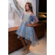 Blue & Gold Princess Dress -Short