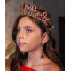 Gold with Red Princess Tiara