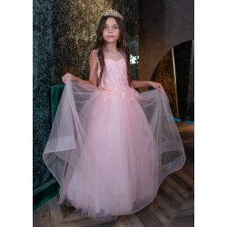 Pink Lace Princess Dress