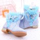 Princess Elsa Butterfly Sparkeling Boots Short with Heel