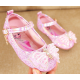 Princess Elsa Pearl Butterfly Sparkeling Shoes Without Heel