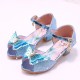 Princess Elsa Butterfly Sparkeling Open Shoes with Heel