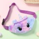 Fluffy Unicorn Waist Bag