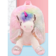 3D Gorgeous Unicorn Fluffy Backpack