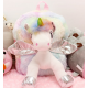 3D Gorgeous Unicorn Fluffy Backpack