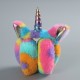 Cute Fluffy Unicorn Earmuffs With Unicorn Horn and Glitter Ears