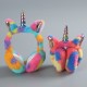 Cute Fluffy Unicorn Earmuffs With Unicorn Horn and Glitter Ears