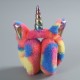 Cute Fluffy Unicorn Earmuffs With Unicorn Horn and Glitter Ears