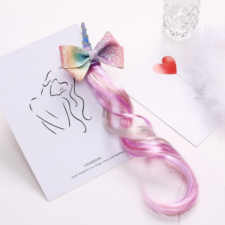 Unicorn Hair Clips for Girls