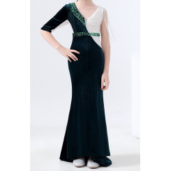 Emerald Evening Girl Dress