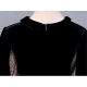 Black Sequins Evening Dress