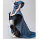 Sparkiling Blue Evening Dress