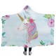 Unicorn Hooded Blanket