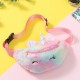 Cute Fluffy Unicorn Waist Bag