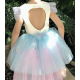 Unicorn Birthday Dress with Tail