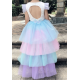 Unicorn Birthday Dress with Tail