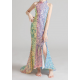 Rainbow Sequins Evening Dress