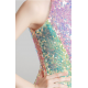 Rainbow Sequins Evening Dress