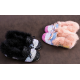 Fluffly Rainbow/Black Shoes for Girls