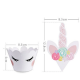 White Unicorn Eyelash Cupcake Cases and Toppers (12 pack)