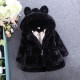 Teddy Bear Faux Fur Coat for Girls