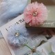 Mini Crown Hairpin For Little  Baby Princess Pink and Blue