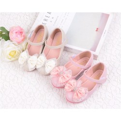 Cute Peal Bow Ballerina Bow Shoes for Girls