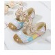 Cute Rainbow Bow Shoes for Girls