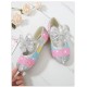 Cute Rainbow Bow Shoes for Girls