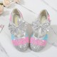 Cute Rainbow Bow Shoes for Girls