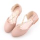 Pearl with Gold Rings Shoes for Girls