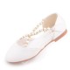 Pearl with Gold Rings Shoes for Girls