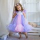 Pink & Purple Sequins Birthday Dress