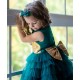 Green with Gold Sequins Birthday Dress