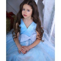 Sparkling Light Turquoise Birthday Dress