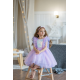 Light Pink & Purple Sequins Birthday Dress