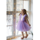 Light Pink & Purple Sequins Birthday Dress
