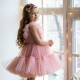 Pink Sequins Birthday Dress