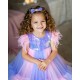 Purple and Pink Sequins Birthday Dress